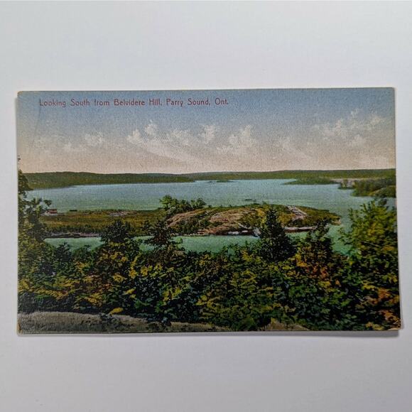 Other - Perry Sound Ontario Canada Looking South From Belvidere Hill Postcard